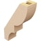 Ekena Millwork 3-inch W x 8-inch D x 12-inch H Ridgewood Rough Cedar Woodgrain TimberThane Knee Brace, Primed BRCUR03X08X12RIDRCPR - alternate 5